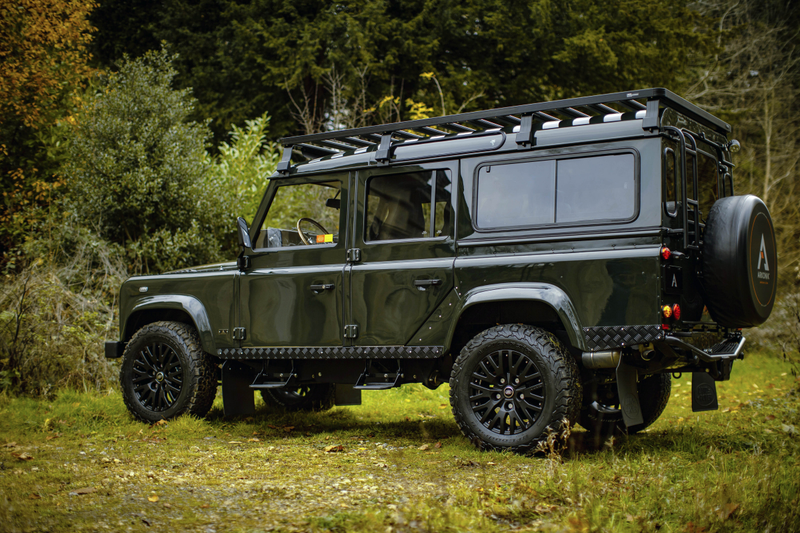 Illustration for article titled This Wild Land Rover Defender Restomod Will Carry the Rich Through the Apocalypse